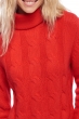 Cashmere cashmere donna maglioni in filato grosso blanche rouge xl