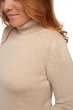 Cashmere cashmere donna maglioni in filato grosso carla natural beige s