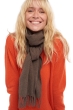 Cashmere accessori sciarpe foulard zak170 marrone chine 170 x 25 cm