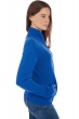 Cashmere cashmere donna cappuccio e zip elodie blu lapis 2xl