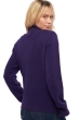 Cashmere cashmere donna cappuccio e zip elodie deep purple 2xl