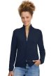 Cashmere cashmere donna cappuccio e zip thames first blu notte xl