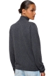 Cashmere cashmere donna cappuccio e zip thames first dark grey m