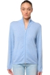 Cashmere cashmere donna cappuccio e zip thames first powder blue 2xl