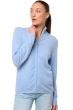 Cashmere cashmere donna cappuccio e zip thames first powder blue 2xl