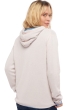 Cashmere cashmere donna cappuccio e zip wiwi cielo chine rosa pallido xs