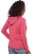 Cashmere cashmere donna cappuccio e zip wiwi nero rosa shocking 2xl