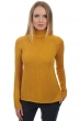 Cashmere cashmere donna collo alto louisa senape 