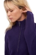 Cashmere cashmere donna maglioni in filato grosso elodie deep purple 3xl