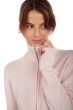 Cashmere cashmere donna maglioni in filato grosso elodie rosa pallido xl