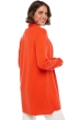 Cashmere cashmere donna maglioni in filato grosso fauve bloody orange 2xl