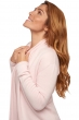 Cashmere cashmere donna maglioni in filato grosso perla rosa pallido s