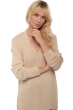 Cashmere cashmere donna maglioni in filato grosso vanessa natural beige 2xl