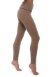Cashmere cashmere donna pantaloni leggings zumba natural brown s