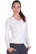 Cashmere cashmere donna scollo a v emma natural ecru l