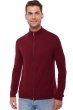 Cashmere uomo cappuccio e zip elton bordeaux 2xl