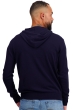 Cashmere uomo cappuccio e zip taboo first blu notte 2xl