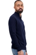 Cashmere uomo cappuccio e zip thobias first blu notte 2xl