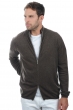 Cashmere uomo cardigan e gilet elton marrone chine 