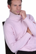 Cashmere uomo maglioni in filato grosso achille rosa pallido 4xl