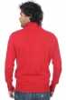 Cashmere uomo maglioni in filato grosso donovan rosso rubino l