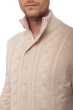 Cashmere uomo maglioni in filato grosso loris natural beige 3xl