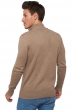 Cashmere uomo maglioni in filato grosso maxime natural brown natural beige 3xl