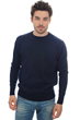 Cashmere uomo maglioni in filato grosso nestor 4f blu notte 4xl