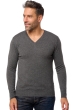 Cashmere uomo scollo a v tor first dark grey 2xl