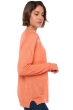 Lino cashmere donna scollo a v sabrina papaya l