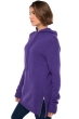 Yak cashmere donna cappuccio e zip veria deep purple m