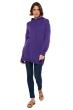 Yak cashmere donna cappuccio e zip veria deep purple xs