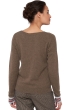 Yak cashmere donna girocollo zuani marmotta naturale m