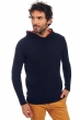 Yak uomo cappuccio e zip conor blu notte paprika 2xl