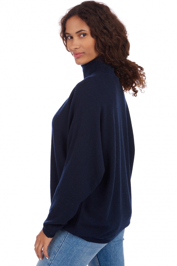 Cashmere cashmere donna amarillo blu notte m