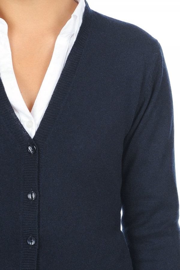 Cashmere cashmere donna cardigan taline first blu notte 2xl