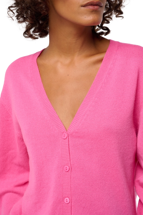 Cashmere cashmere donna cardigan taline first flashy rose xs