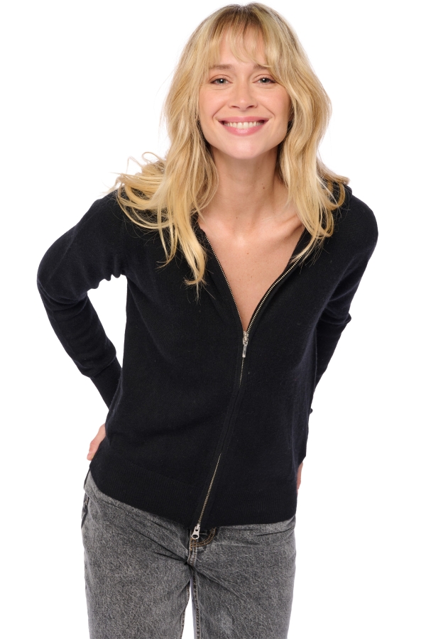 Cashmere cashmere donna cardigan tina first nero xl