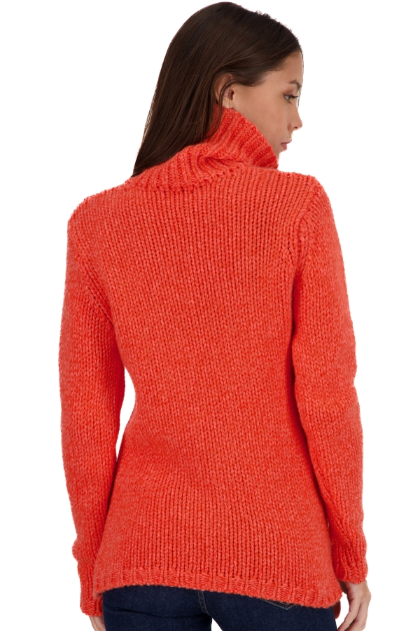 Cashmere cashmere donna collo alto vicenza peach bloody orange l