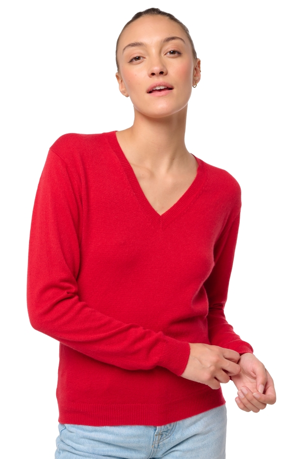 Cashmere cashmere donna essenziali low cost tessa first deep red xl