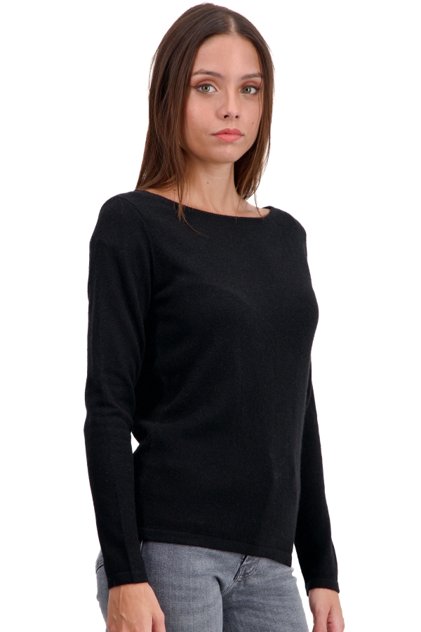 Cashmere cashmere donna girocollo tennessy first nero xs