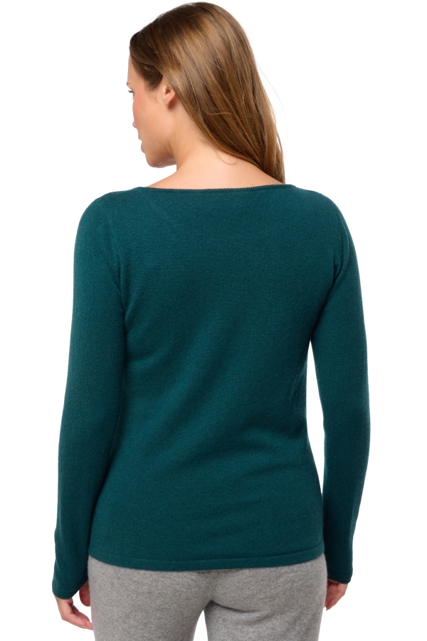 Cashmere cashmere donna girocollo tennessy first vert emeraude xs