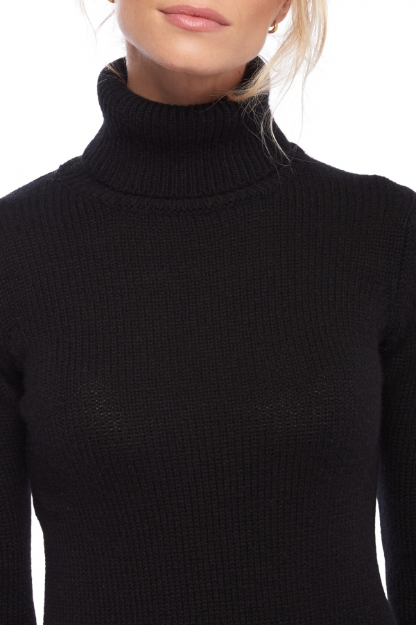Cashmere cashmere donna maglioni in filato grosso carla nero 2xl