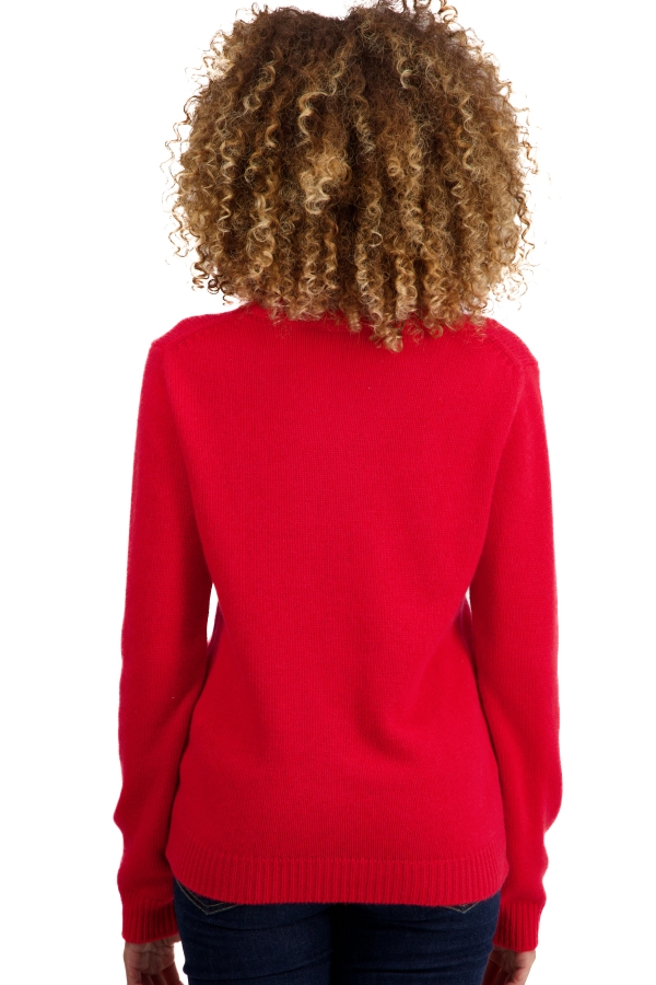 Cashmere cashmere donna maglioni in filato grosso tyrol rouge 2xl