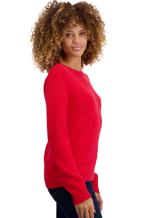 Cashmere cashmere donna maglioni in filato grosso tyrol rouge 3xl