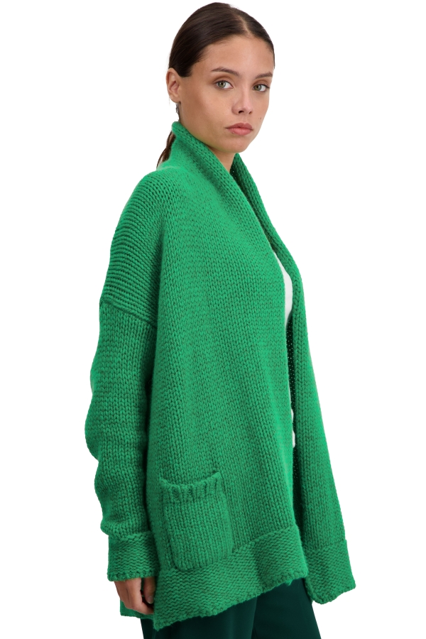 Cashmere cashmere donna maglioni in filato grosso vienne basil new green s