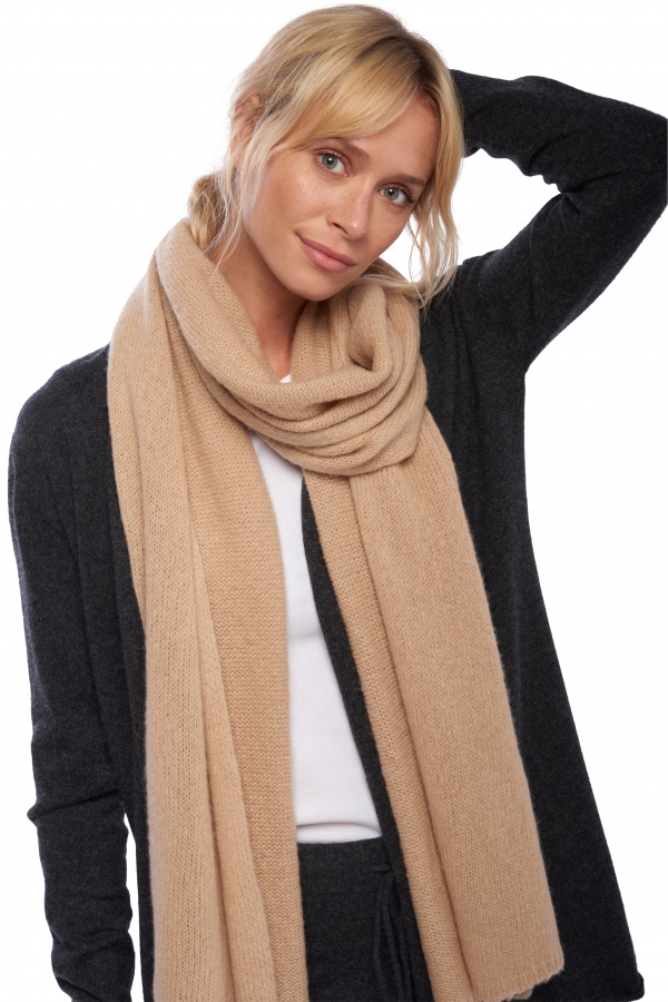 Cashmere cashmere donna sciarpe foulard byblos chanterelle 220 x 38 cm