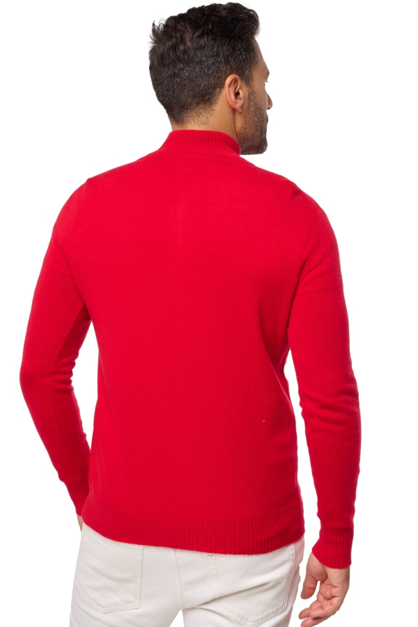 Cashmere uomo cappuccio e zip thobias first crimson 2xl