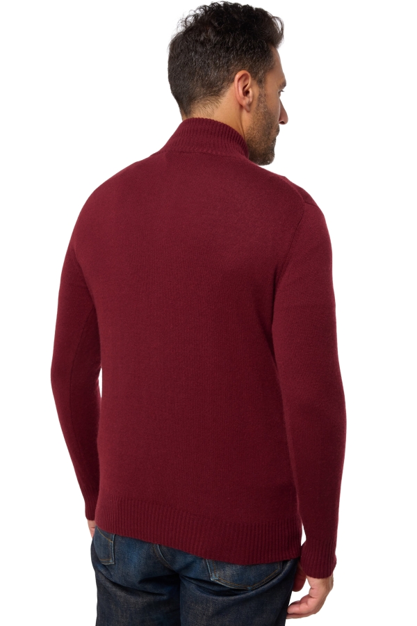 Cashmere uomo cappuccio e zip thobias first deep violet xl