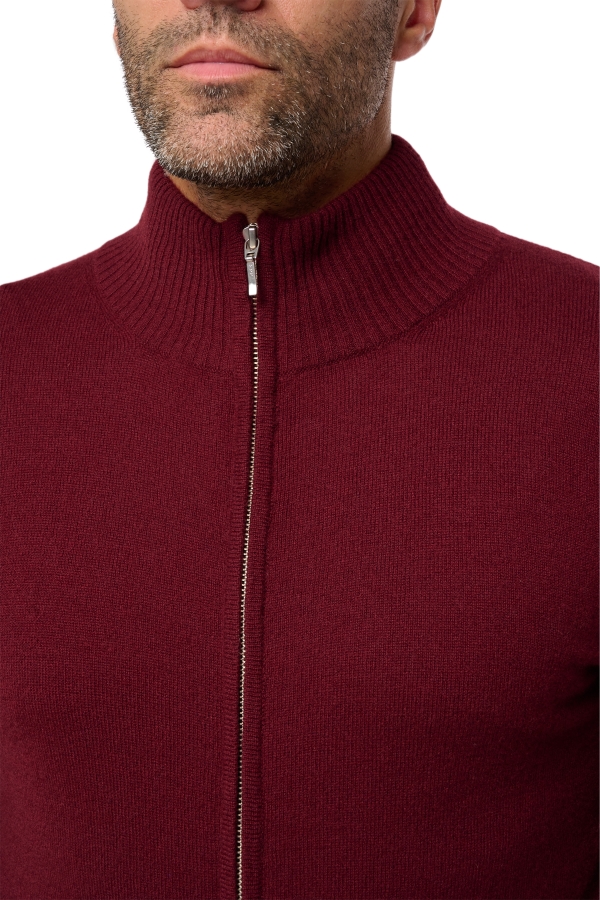 Cashmere uomo cardigan e gilet thobias first deep violet m